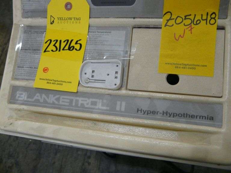 Blanketrol II HyperHypothermia System Yellow Tag Auctions