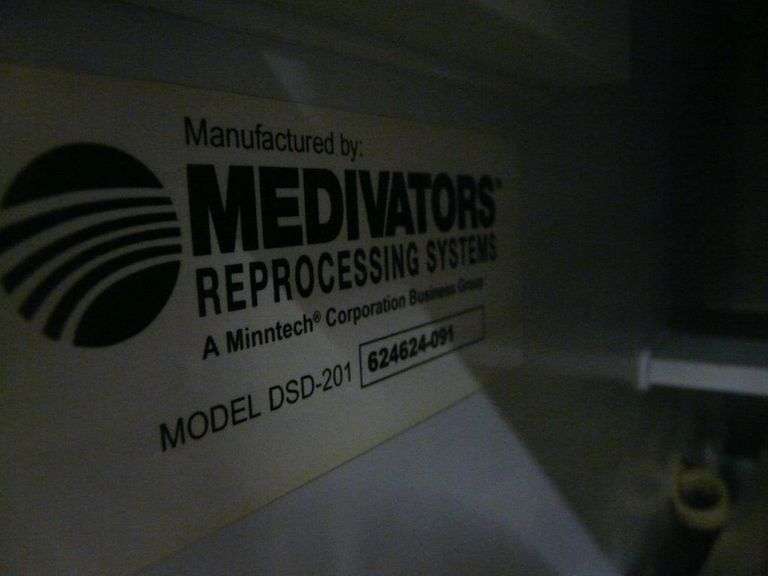 Medivators DSD201 Endoscope Reprocessing System Yellow Tag Auctions