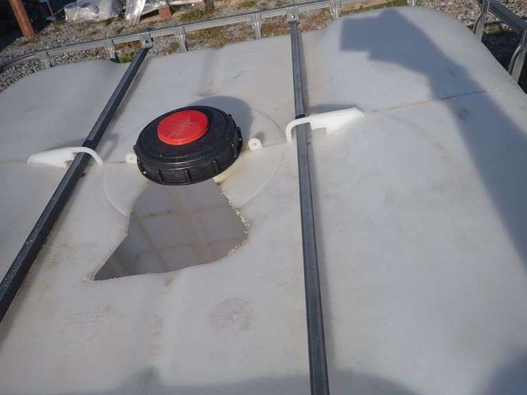 Mauser Caged Water Tank Yellow Tag Auctions