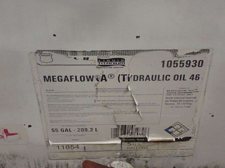 Megaflow AW Hydraulic Oil 46 Yellow Tag Auctions