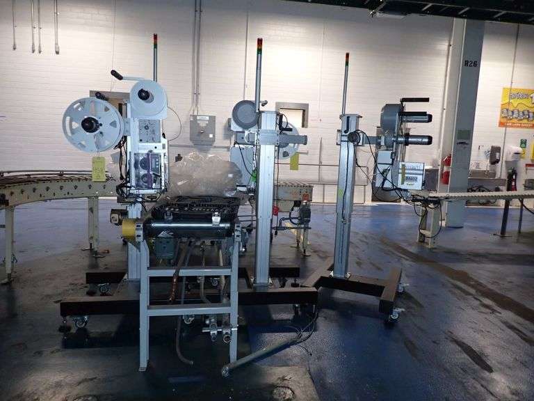 Lot of (3) Markem Imaje 2200 Labeling Machine Yellow Tag Auctions
