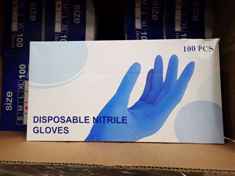 Lot of (105,000) Pure Glove Nitrile Disposable Gloves Yellow Tag Auctions