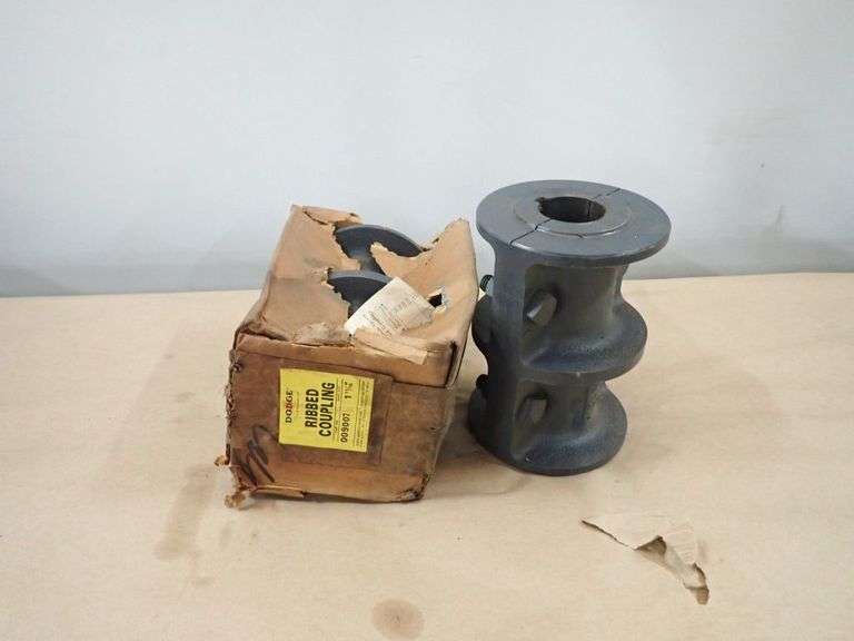 Lot of (2) Dodge Ribbed Couplings Yellow Tag Auctions