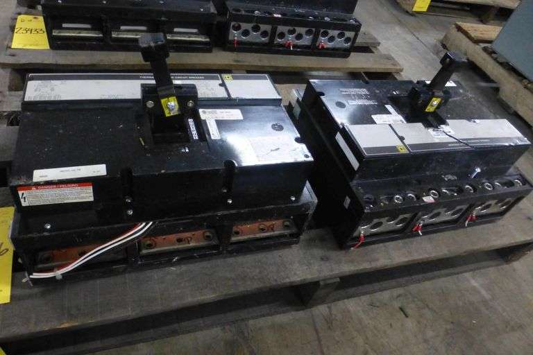 Lot of (2) Square D Circuit Breakers Yellow Tag Auctions