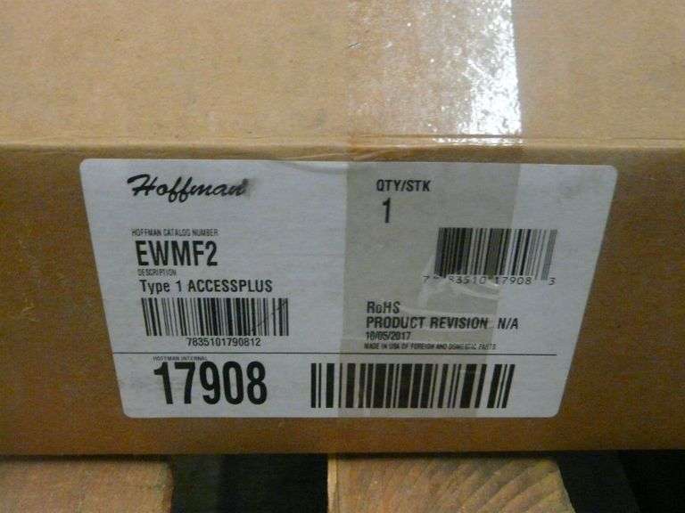 Lot of (3) Hoffman Type 1 Access Plus Fan Kits Yellow Tag Auctions