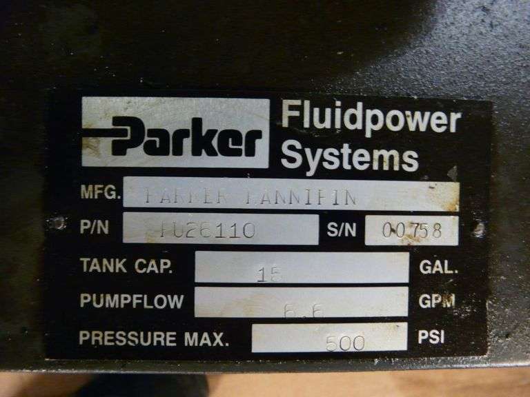 Parker Fluid Power Systems Yellow Tag Auctions