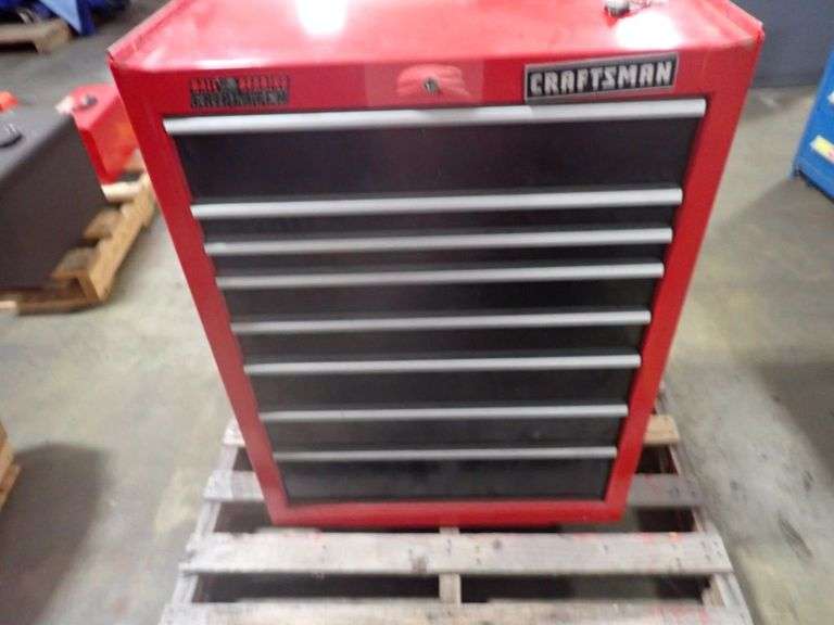 Craftsman 8Drawer Tool Box Locked Yellow Tag Auctions