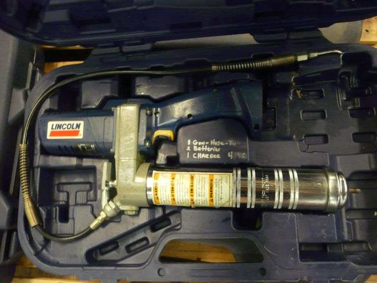 Lot of (5) Lincoln Grease Guns Yellow Tag Auctions