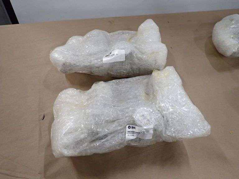 Lot of (2) SMC Filter Regulator Assemblies Yellow Tag Auctions