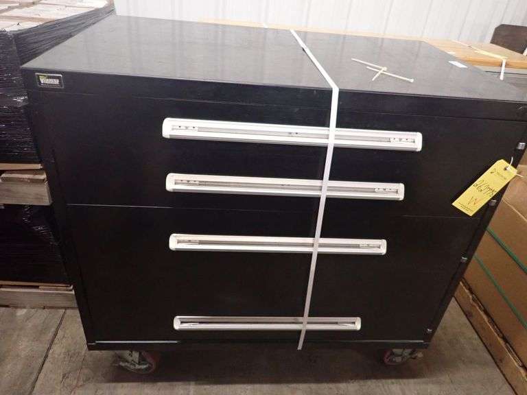 Stanley Vidmar 4Drawer Rolling Storage Yellow Tag Auctions