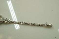 Platinum Hamilton Diamond Bezel Ladies Watch w/Platinum Band w/Diamonds