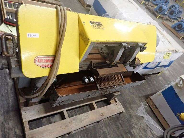 Kalamazoo Metal Cutting Band Saw Yellow Tag Auctions