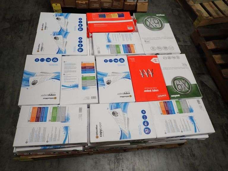 Lot of Assorted Copy Paper Yellow Tag Auctions