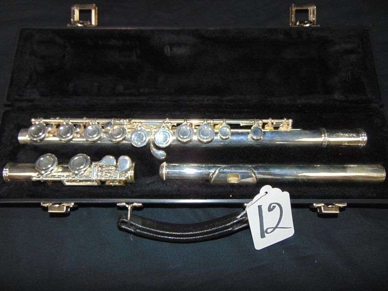 NEW ARMSTRONG STUDENT FLUTE 102 SILVER PLATED HEADJOINT AND BODY, TOP