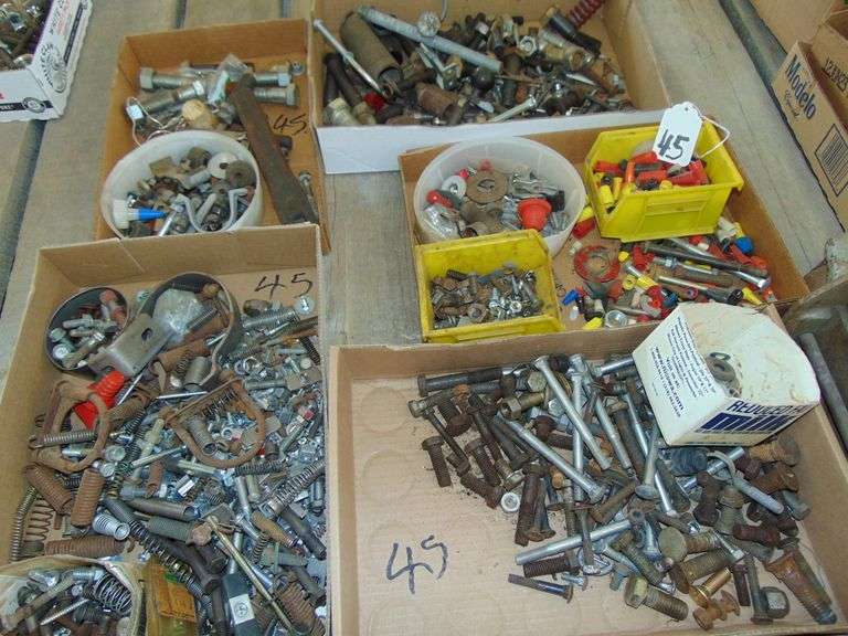 ASST OF BOLTS & ELECTRICAL WIRE NUTS Ziemer Hilbrands Auctions