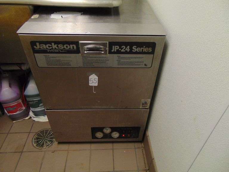 JACKSON JP24 SERIES DISHWASHER w/RACKS & SOAP Ziemer Hilbrands Auctions