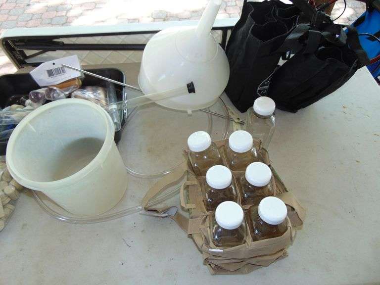 WINE MAKING KIT w/BOTTLES & JUGS Ziemer Hilbrands Auctions