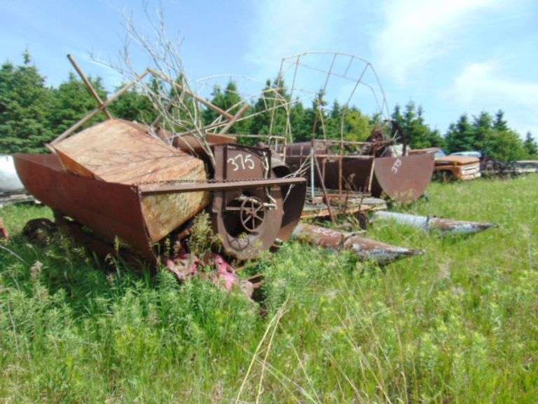 SCRAP w/TRAILER, PONTOON SCRAP, 2 STEEL WHEELS Ziemer Hilbrands Auctions